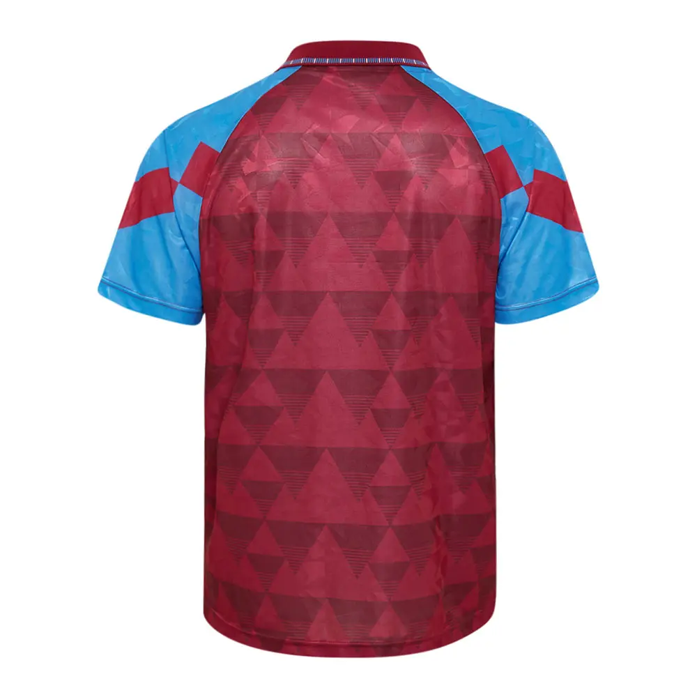 Maillot foot retro vintage - Aston Villa domicile 1995/1997 – Le Maillot Vintage : Maillots de foot authentiques retro et vintage