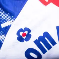 Maillot Vintage Paris-Saint-Germain PSG 1992 N°5 - Domicile Blanc - Taille L - Fabrication Française