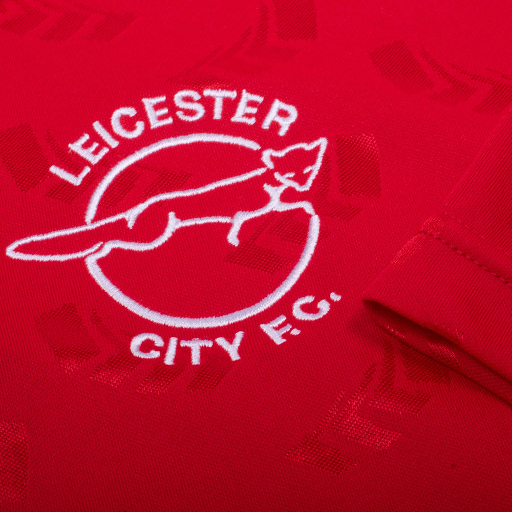 Leicester City 1990-91 Retro Football Jersey - Image 3