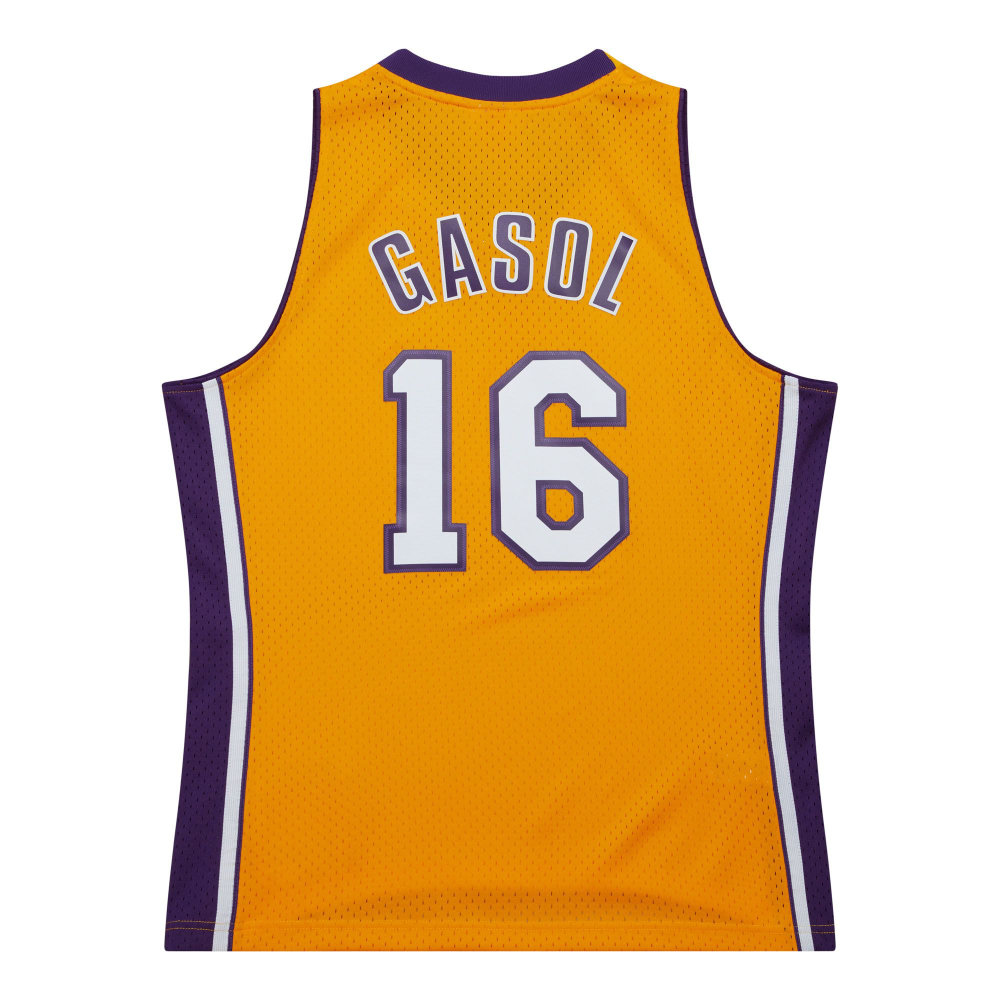 Los Angeles Lakers 2009-10 Camiseta Retro Gasol Home - Imagen 2