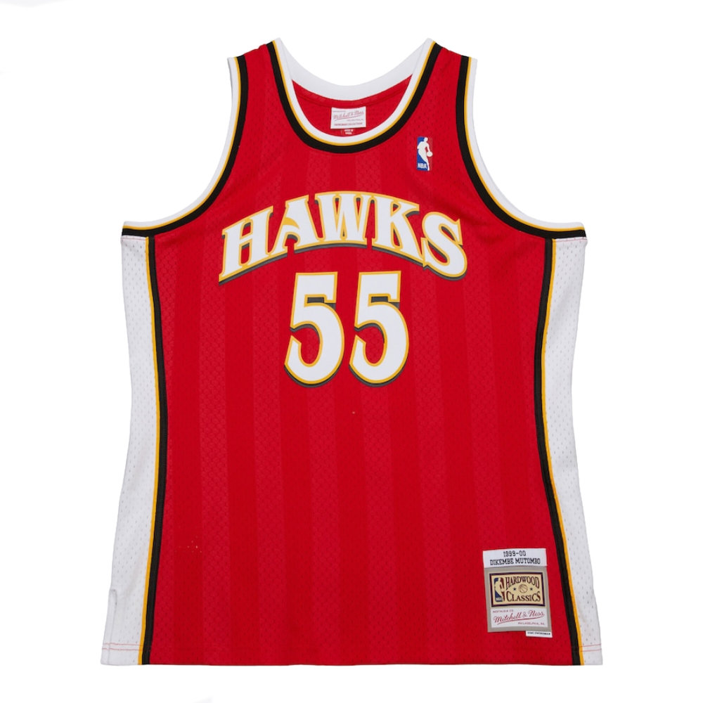Atlanta Hawks 1999-00 Camiseta Retro Mutombo Road