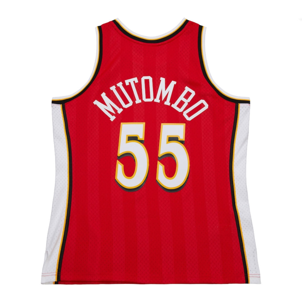 Atlanta Hawks 1999-00 Camiseta Retro Mutombo Road - Imagen 2