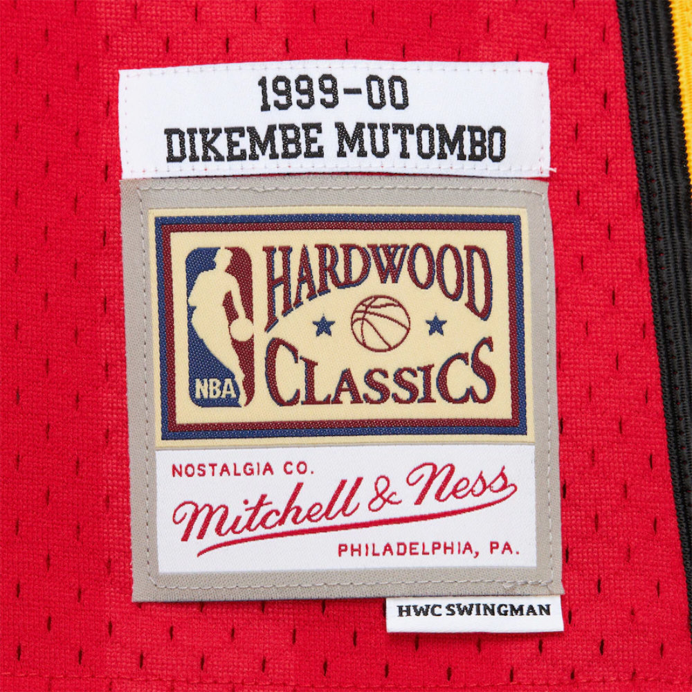Atlanta Hawks 1999-00 Camiseta Retro Mutombo Road - Imagen 4