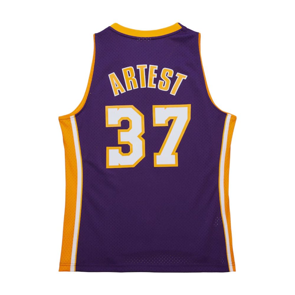 Los Angeles Lakers 2009-10 Camiseta Retro Artest Road - Imagen 2
