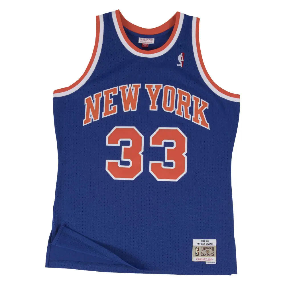 New York Knicks 1991-92 Ewing Road Retro Jersey | Vintage Football